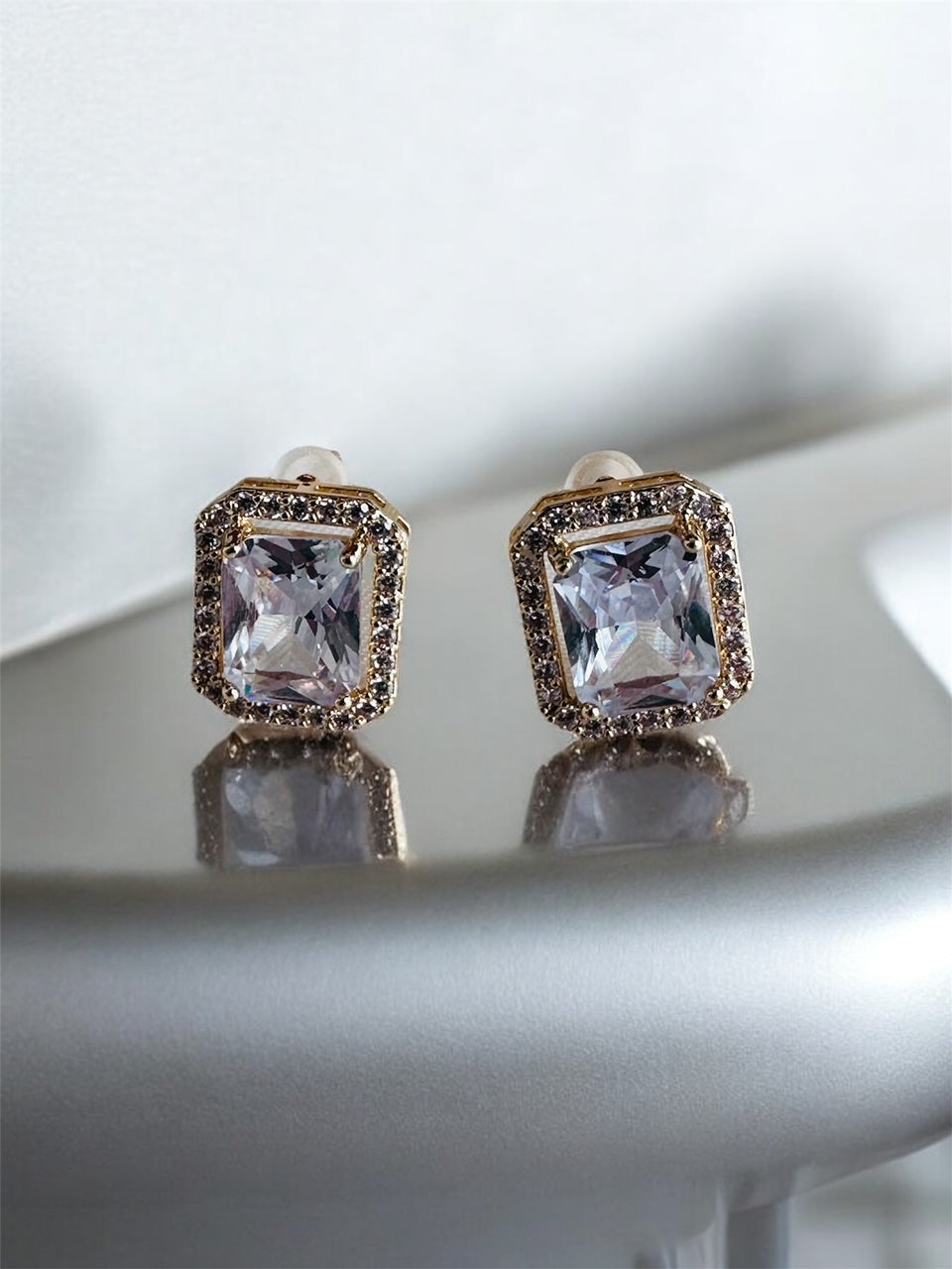 Boucles d’oreilles Éclat Carré