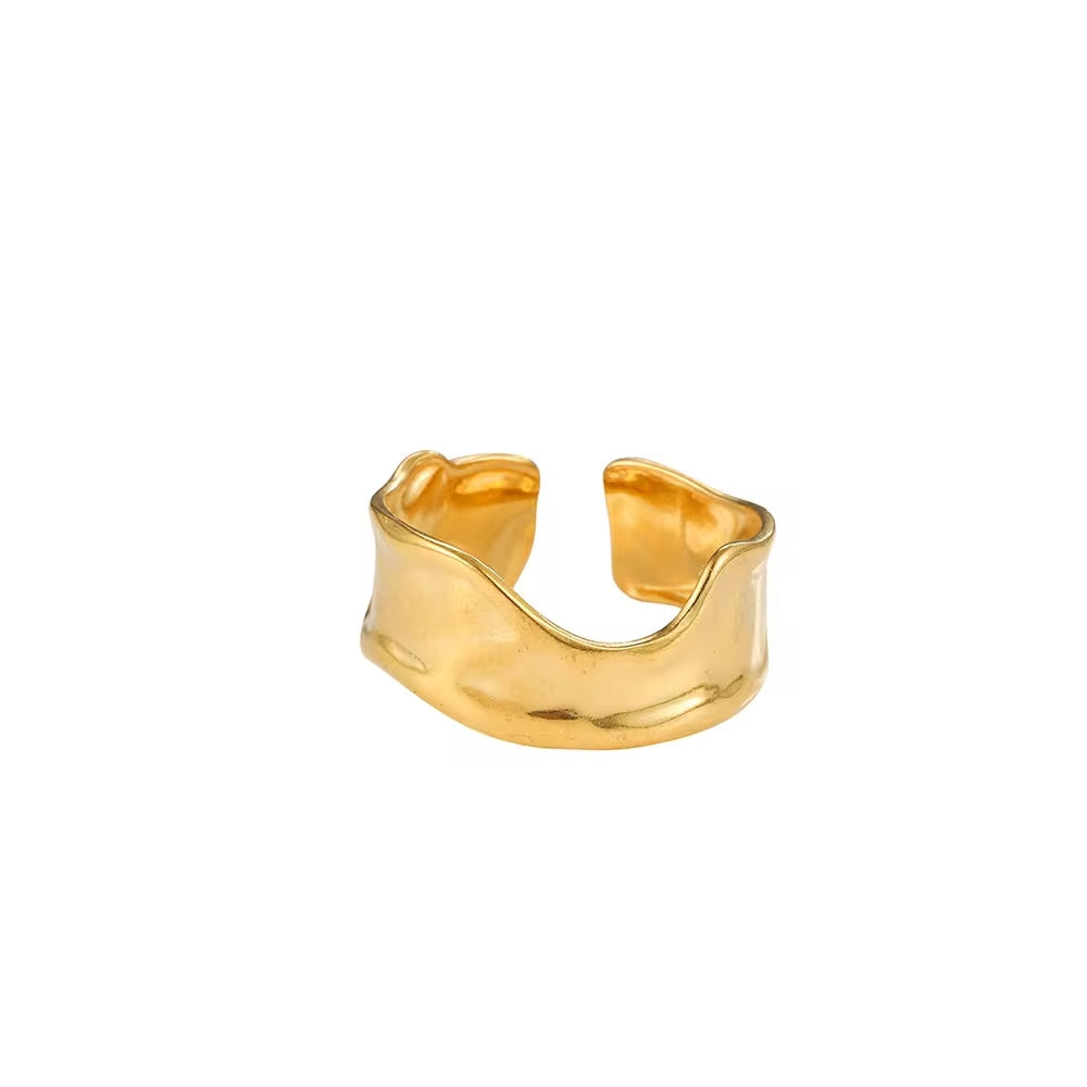 Bague Minimaliste Asymétrique