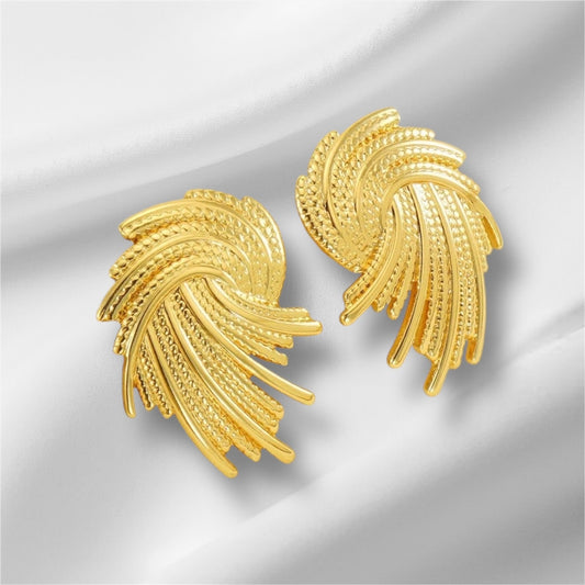 Boucles d’oreilles Aura Dorée