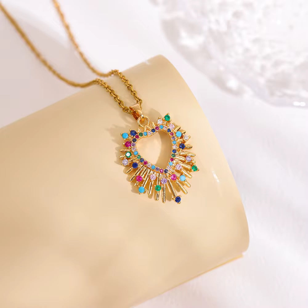Collier Cœur Éclatant