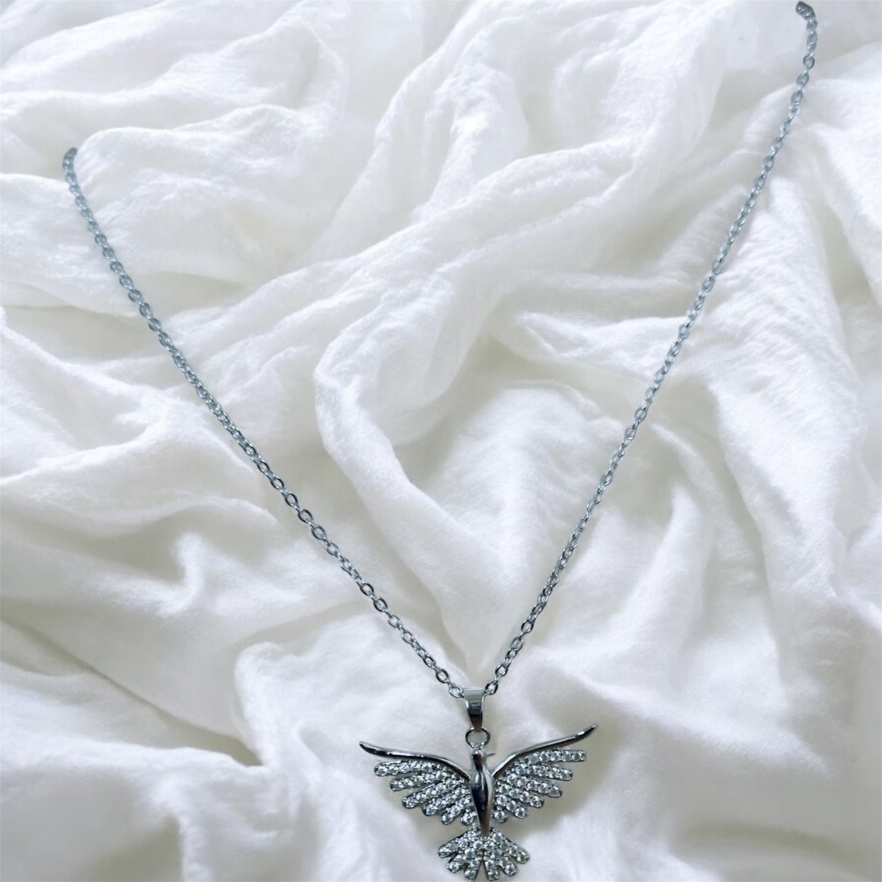 Collier Aigle Cristallisé