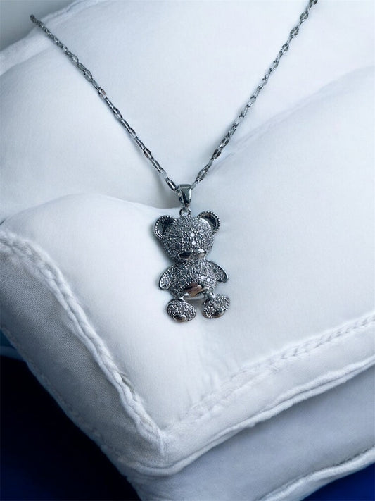 Collier Ourson Scintillant
