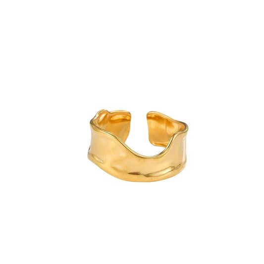 Bague Minimaliste Asymétrique